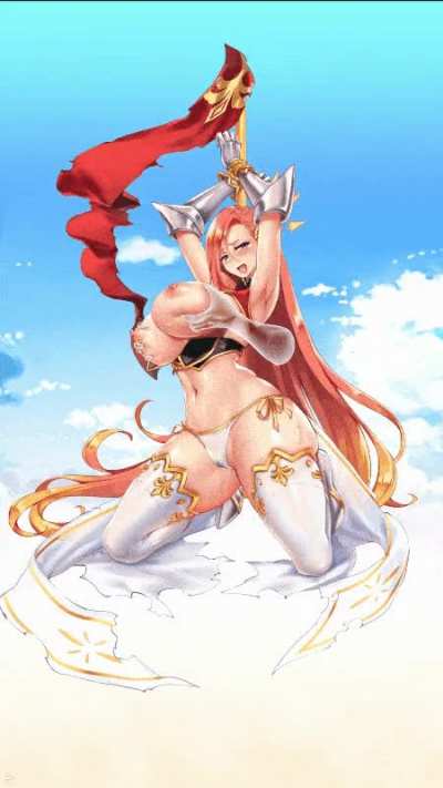 Holding Margaret's Big Boobs
