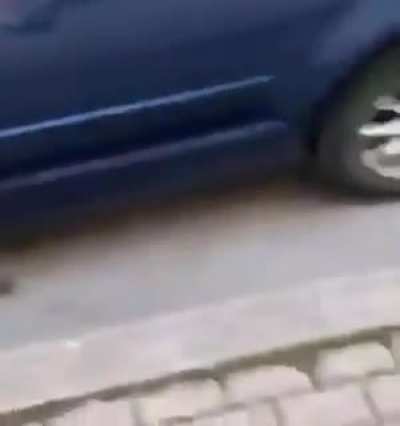 Two men harass couple taking down signs off their own business