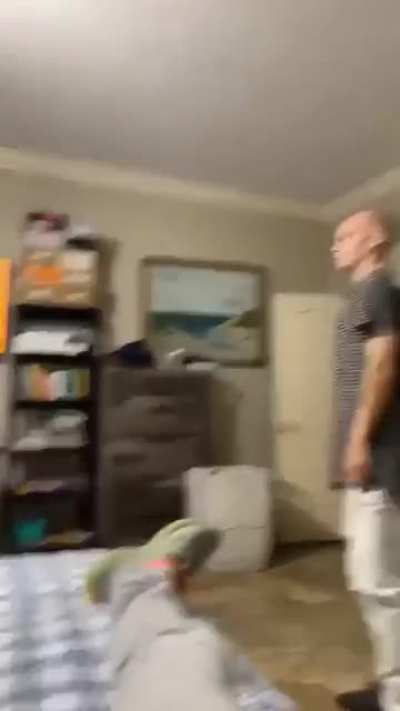 Look ma I can kick!