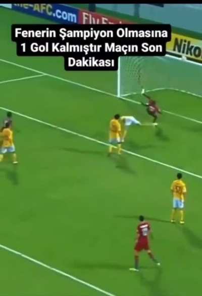 I’m not even kidding shit like this would happen in that moment any true Fener fan knows that