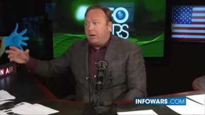 Alex Jones is an Atheist edgelord.