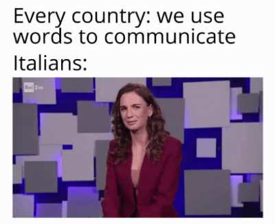 fun fact: this woman in from Italy