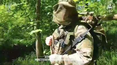 Chechen intelligence officers from the Department of Military Intelligence of the Ministry of Defense of the Chenchen Republic ambush the Russian military in the Belgorod region.