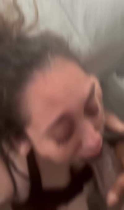 Drilling her throat