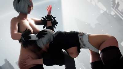 2B & Futa 2b (Amat<wbr>eurTh<wbr>rowaw<wbr>ay) [Nier Automata]