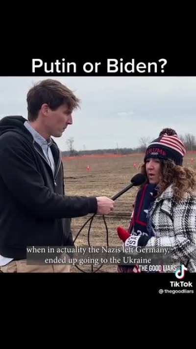 Trump supporter explains why’d she’d vote for Vladimir Putin over Biden