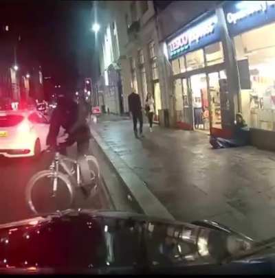 Teen in London boots homeless man in the head.