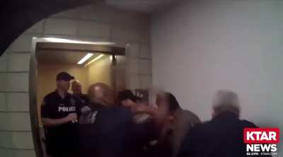 Police officers beat up innocent man for not sitting down (2018) these cops where never fired for this and these cops where put on Paid Leave 