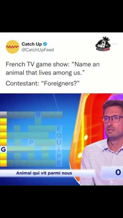 Least racist Fr*nch between heaven and earth