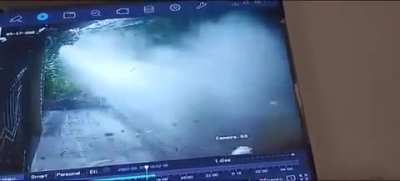 Driver lost control
