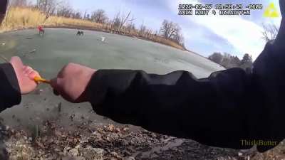 Kenosha Police release body cam video of freezing water rescue
