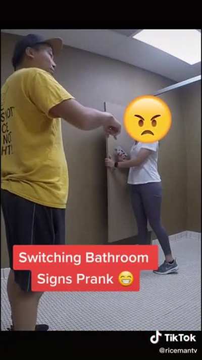 I thought it was bad acting. But the last part..