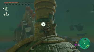 What is this chimney/cannon in the Wind Temple? And why did it explode?