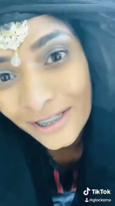 My wife killing it in TikTok, but her family told her to take it down. Thoughts?