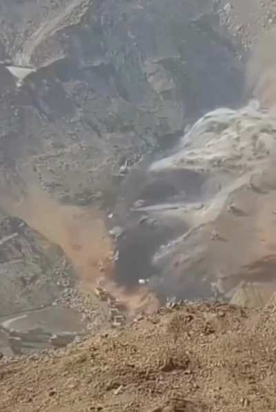 A mine collapse in China.