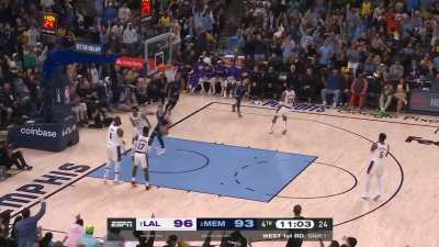 [Highlight] Desmond Bane with the strong cross on Schroeder for the lay in