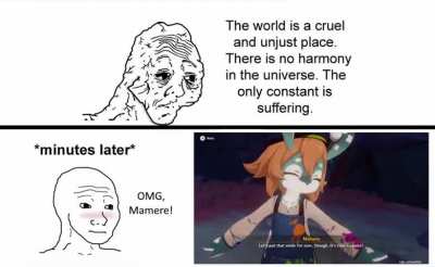 I want to hug her