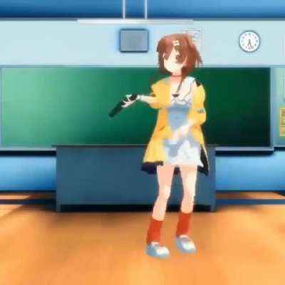 Korone after playing any shooter game. Don’t know who made it I just found it lmao