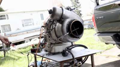 First successful run of my jet engine