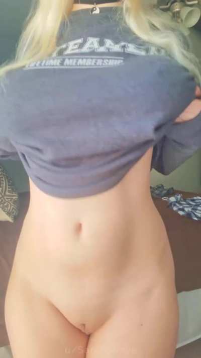 My friends joked about my small tits the other day 🤨 Wish I could just whip these out and prove them wrong [OC]
