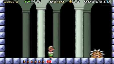 fun fact: when you throw the fire ball and run into boom boom fight before door close boom boom actually reflect the fire ball