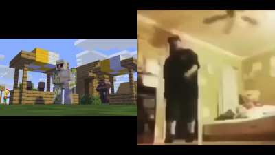 when villager gives you a rose
