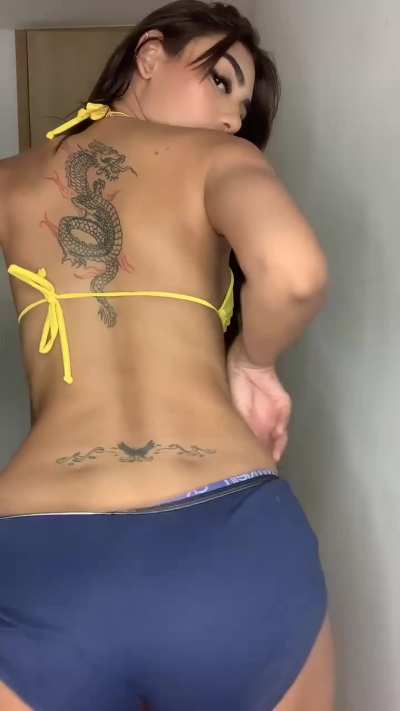 If you promise you will keep your face there, I will do this without panties!