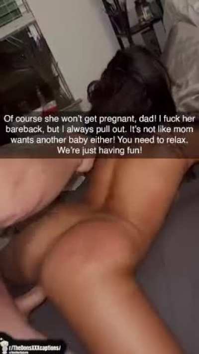 I had to calm down my dad after he understood I was mom’s new bull