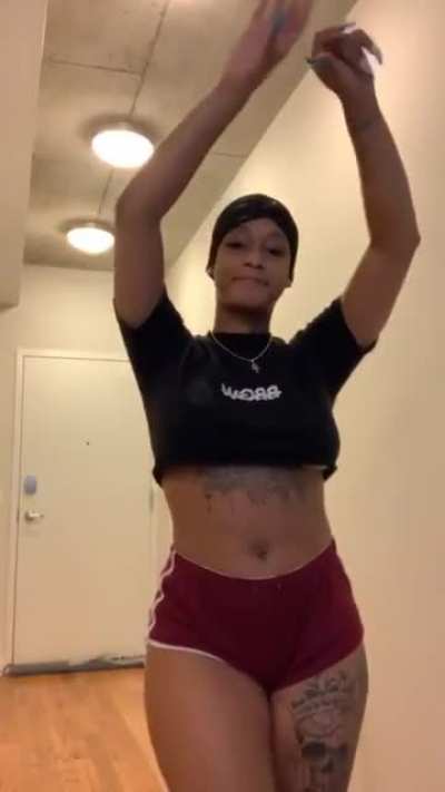 Now she ain't the thickest and there are plenty of women with more ass. However, shes far ahead of the game with her ass tricks and movement. Her shit is flawless with no effort at all. Do I have an argument here?