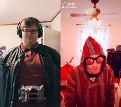 The iconic duel begins