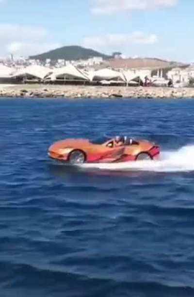 Drop down on the water