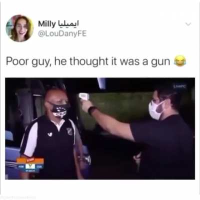 He was so scared 😂