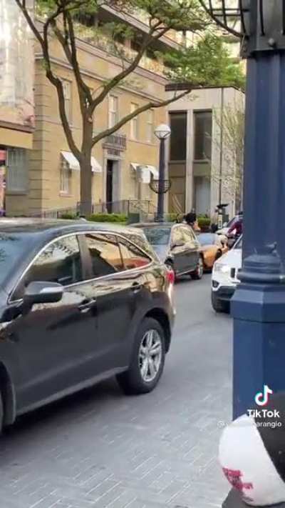 When you can't lose the spot right in front of your apartment building