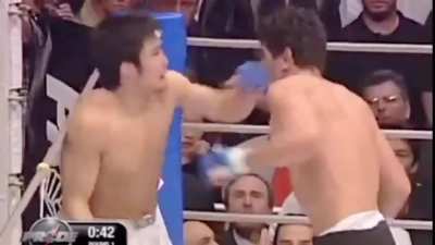 Crazy pace then rare submission by Nick Diaz