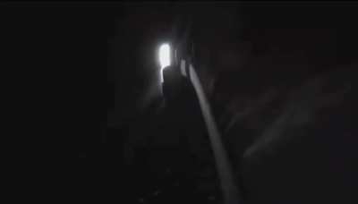 Walking through train tunnel at the wrong time..
