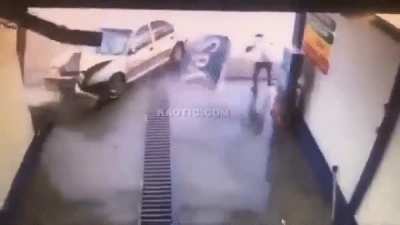 he got lucky twice