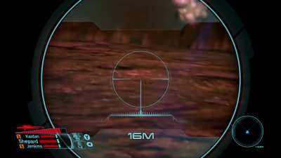 Finally I can use a sniper in Mass Effect 1