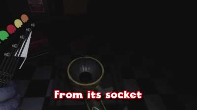 A Rookie mistake in FNAF VR...