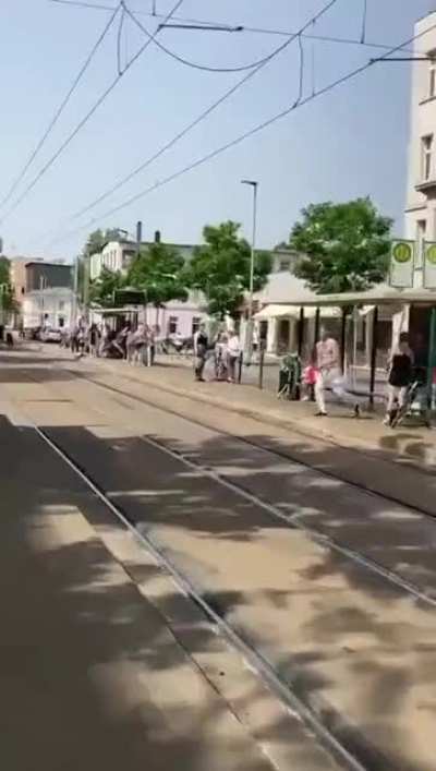 guy pulls gun gets punched anyway