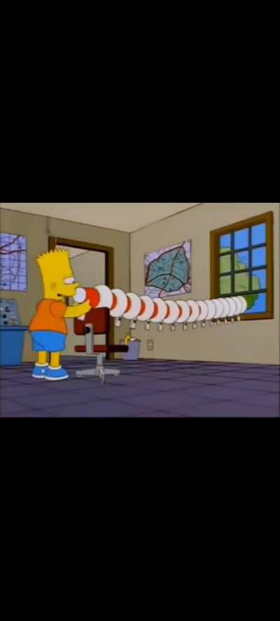 Minos prime in Bart Simpson megaphone meme