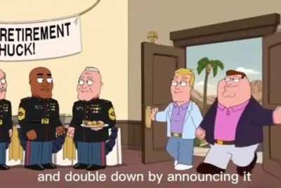 It’s a family guy clip