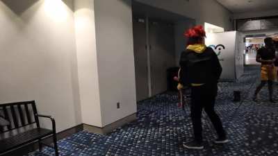 Failed backflip