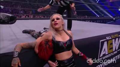 Penelope Ford humiliating Ruby Soho with a mockery and a noogie