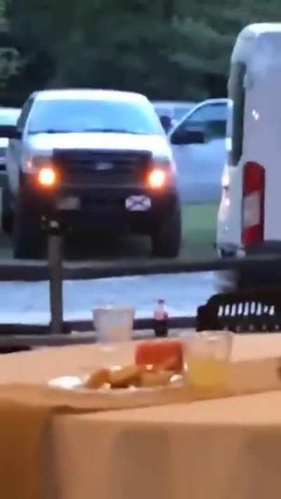 Boyfriend runs away after girlfriend catches the bouquet