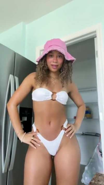 Lexi in her suit