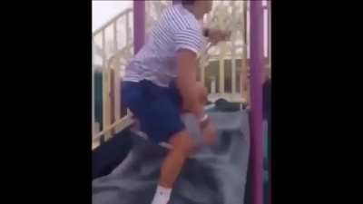 When you think you're ready to take on the kids playground