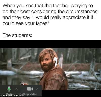 Look! A wholesome teaching meme!