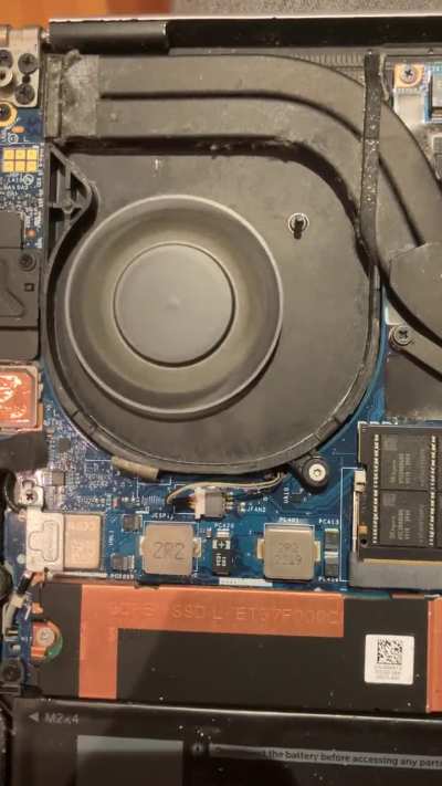 Dell XPS 15 fan making noise