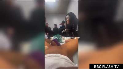 cumshot while BBC waxing