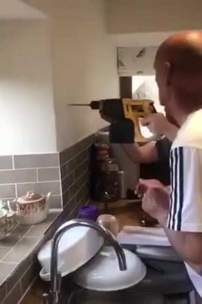 drilling a hole